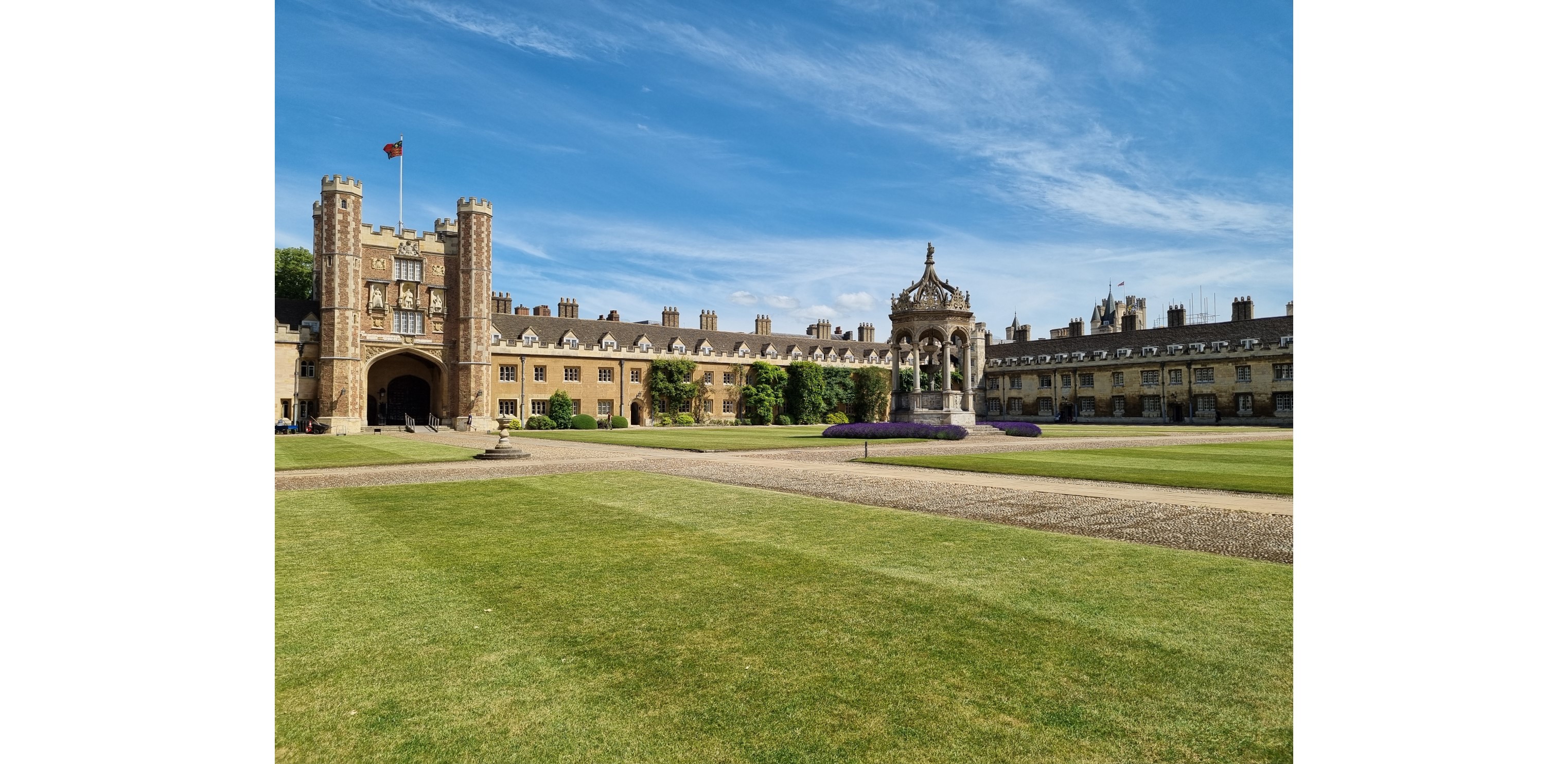 Trinity College Cambridge, photo credited to Jenny Hayward