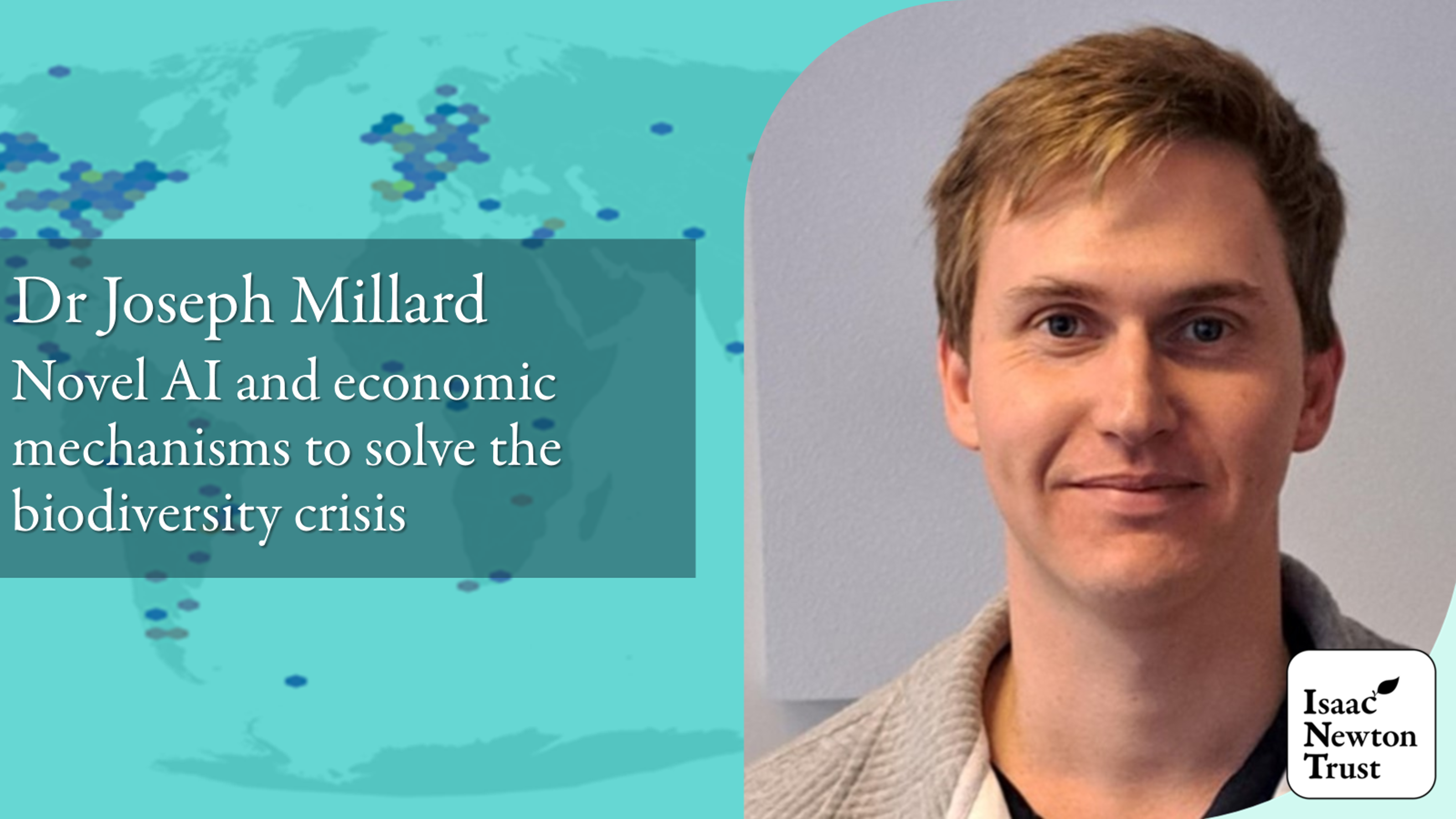 Dr Joesph Millard Novel AI and economic mechanisms to solve the biodiversity crisis