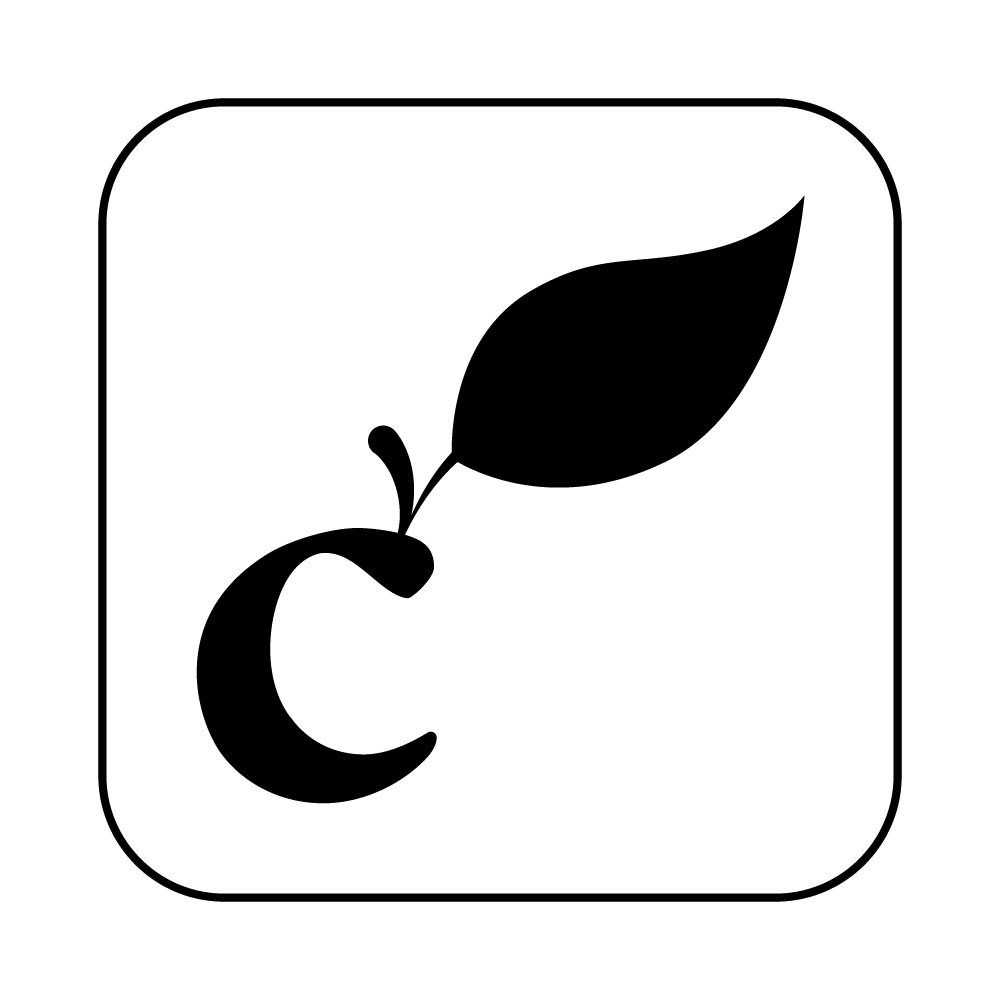 Isaac Newton Trust Apple - Monochrome with Frame
