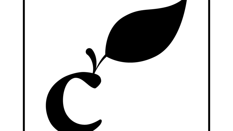 Isaac Newton Trust Apple - Monochrome with Frame