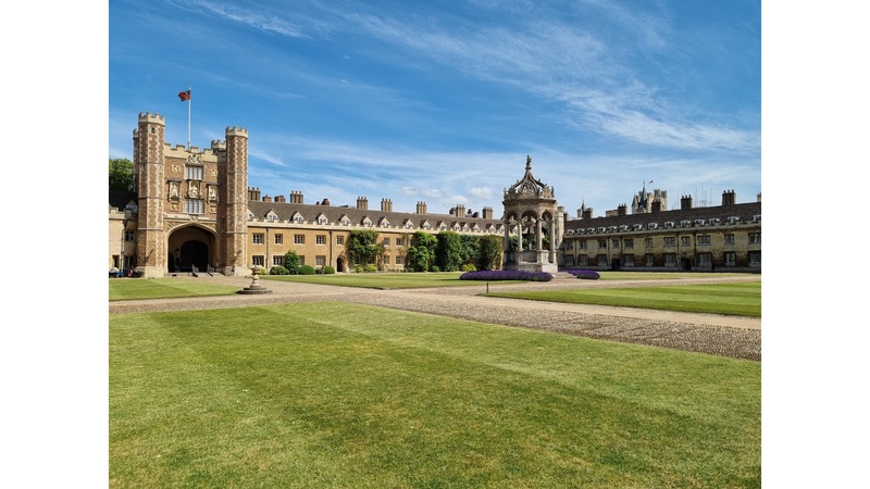 Trinity College Cambridge, photo credited to Jenny Hayward