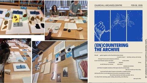 Project spotlight Churchill Archive - Creative Writing workshop