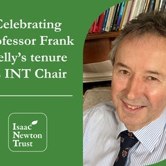 Celebrating Professor Frank Kelly’s tenure as INT Chair 