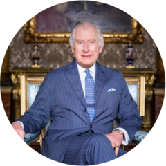 The Isaac Newton Trust Patron, His Majesty King Charles III