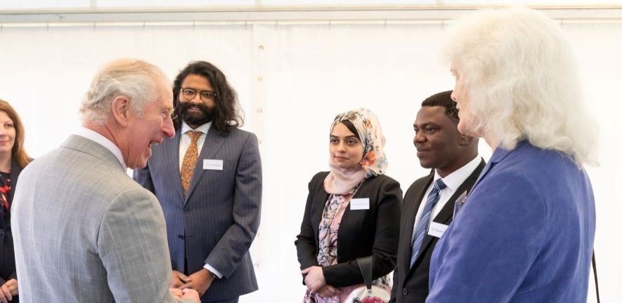 Our Patron, HRH The Prince of Wales, meets the Director and Early Career Fellows